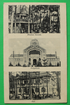 AK Nürnberg / 1906 / bayerischeLandes  Jubiläums Ausstellung / Münchner Bierhalle / Forst Gebäude / Cafe / Jugendstil Architektur